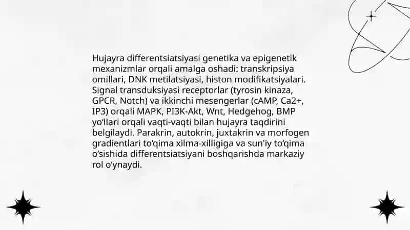 Biriktrivuchi to'qima xilma xilligi,evolyutsion taraqqiyot,suniy to'qima o'strish 4