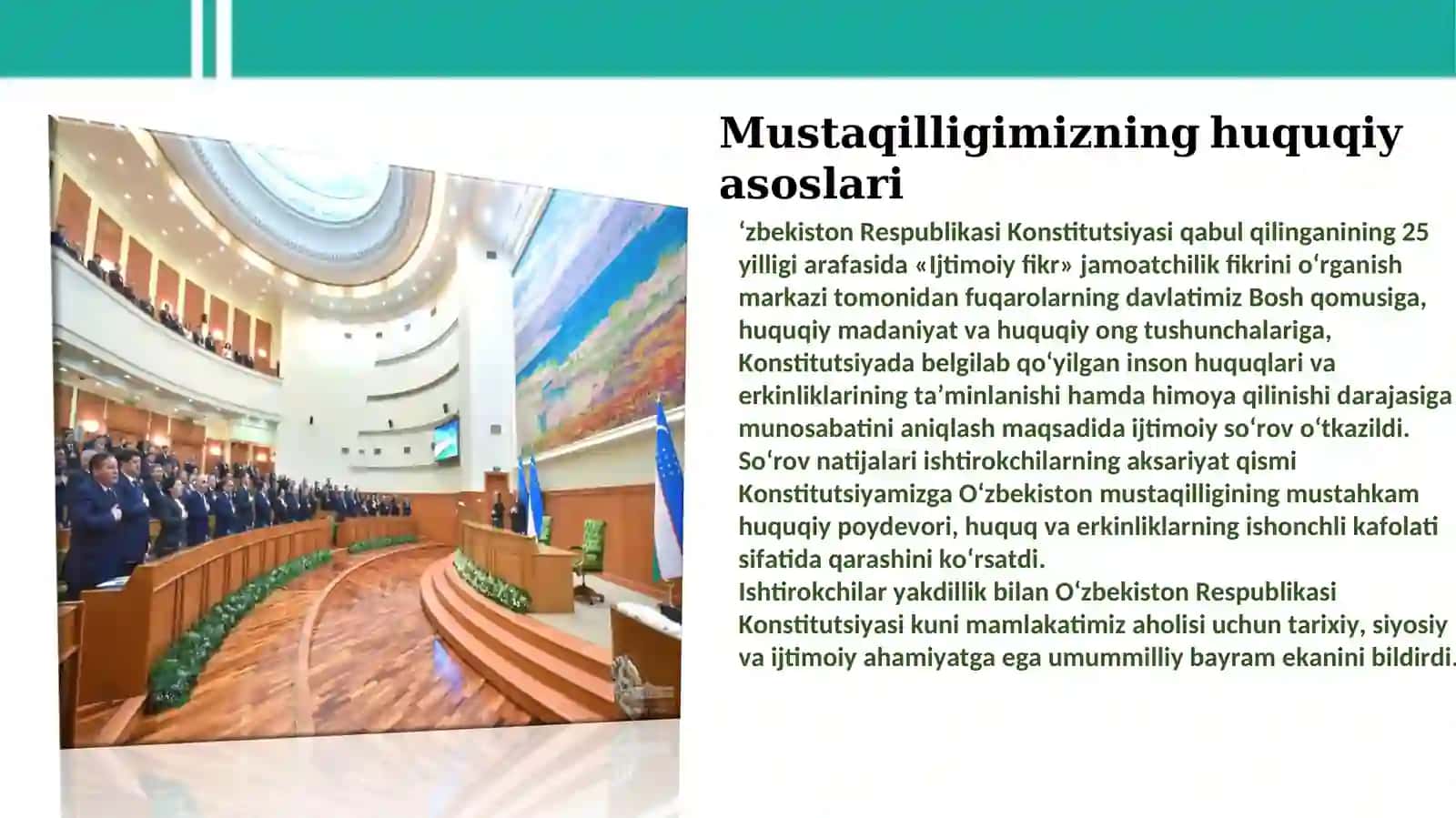 Taraqqiyotning o’zbek modeli 4