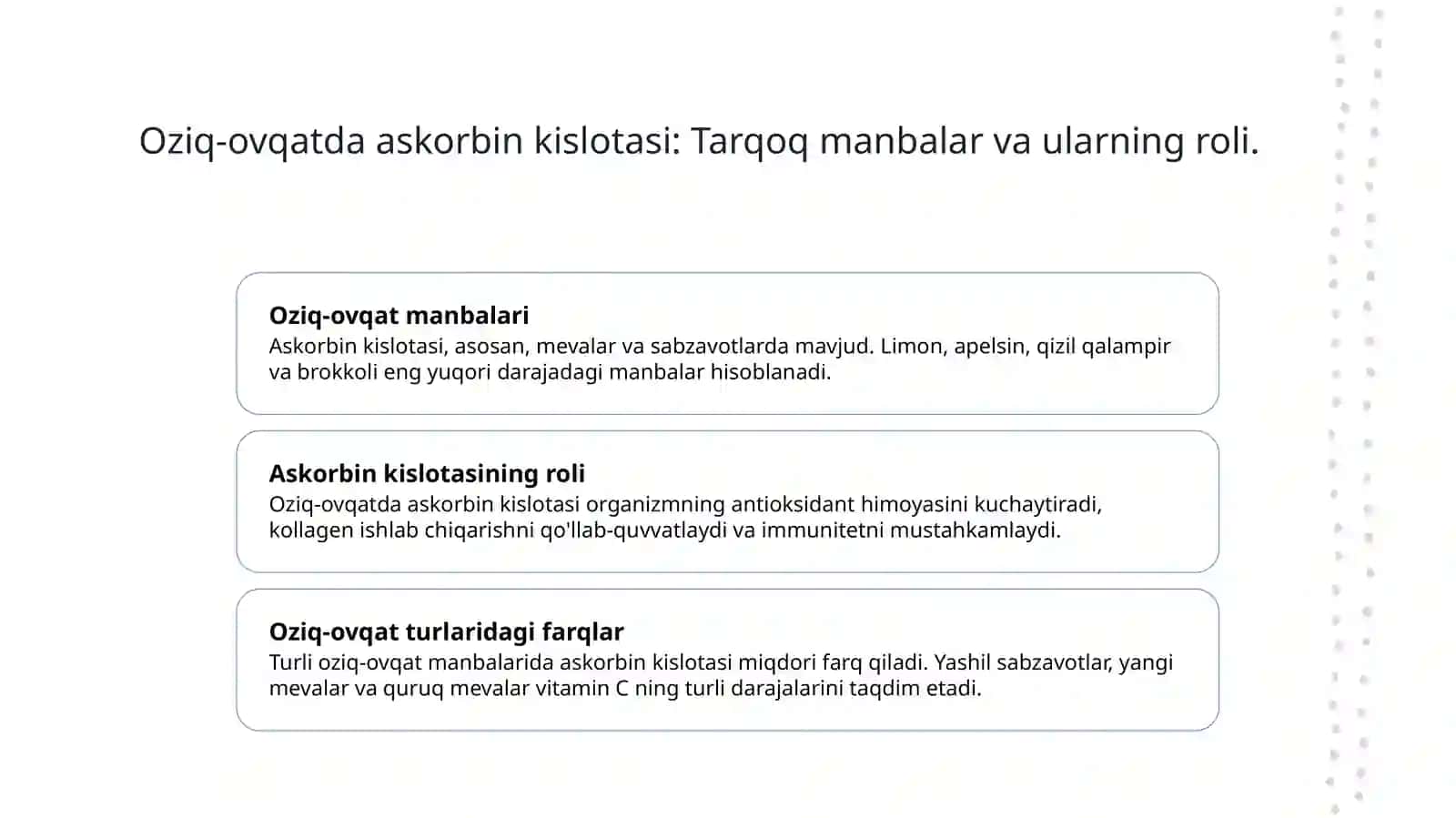 Askorbin kislotasi (Vitamin C) 4