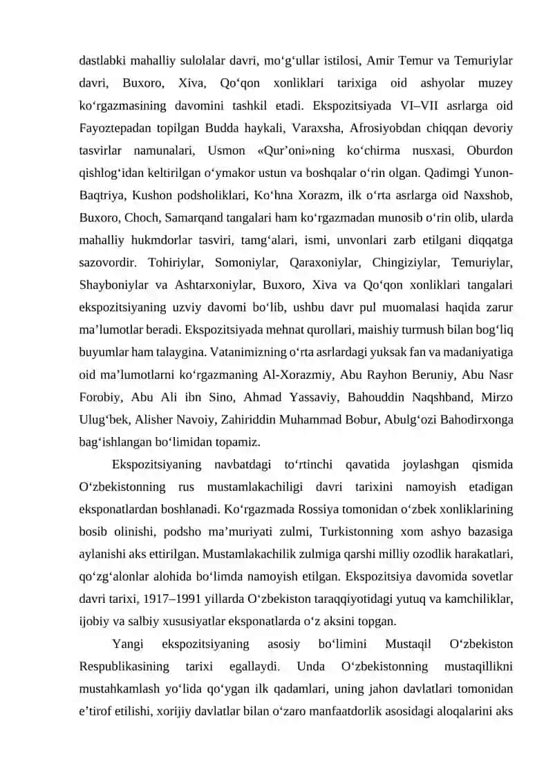 O'zbekiston davlat muzeyi 4