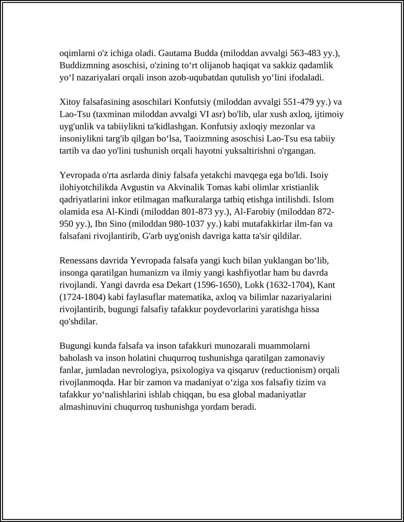 FALSAFA FUNKSIYALARI 4