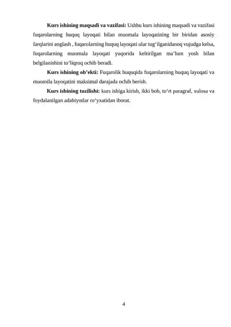 FUQAROLARNING HUQUQ LAYOQATI Kurs ishi 4