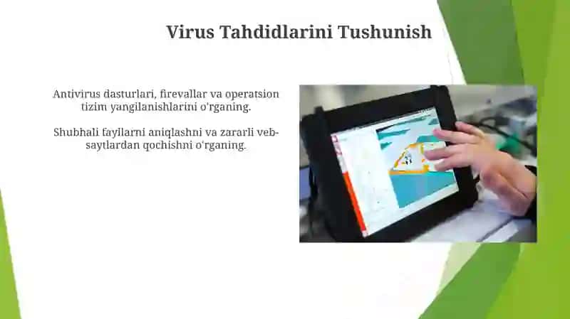 Qurilmalar ishini nazorat qiluvchi dasturlarni viruslardan saqlovchi profilaktik dasturlar bilan tanishish 4