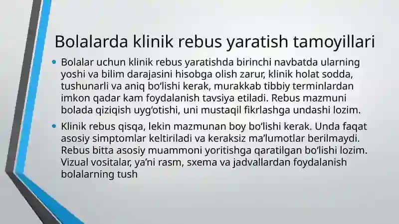 Klinikrebuslar yaratish va yechish ni o'rganish 4