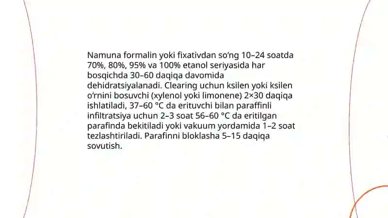 Gistopreparatlar tayyorlash va turli mikroskoplarda o'rganish 4