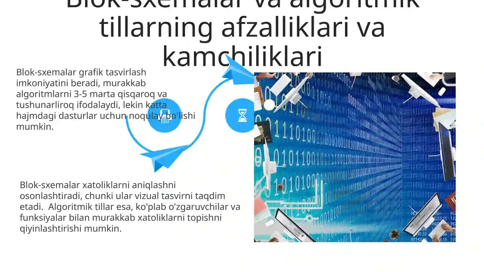 Blok-sxemalar va maxsus algoritmik til konstruksiyalarini taqqoslash 4