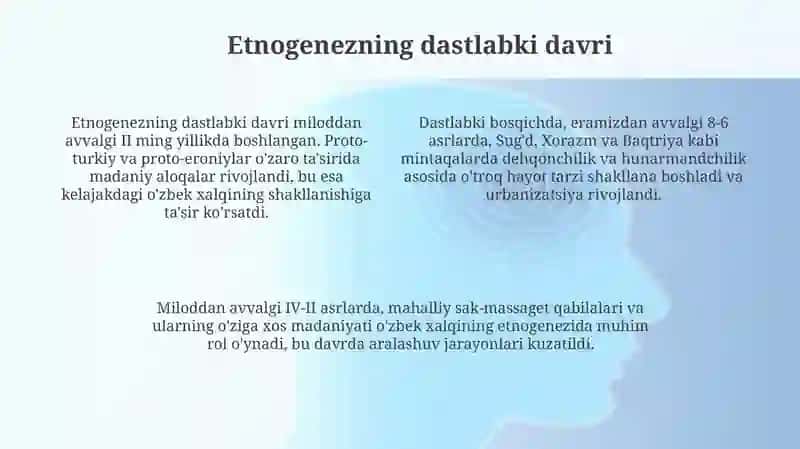 O'zbek etnosi: antropologik xususiyatlar 4