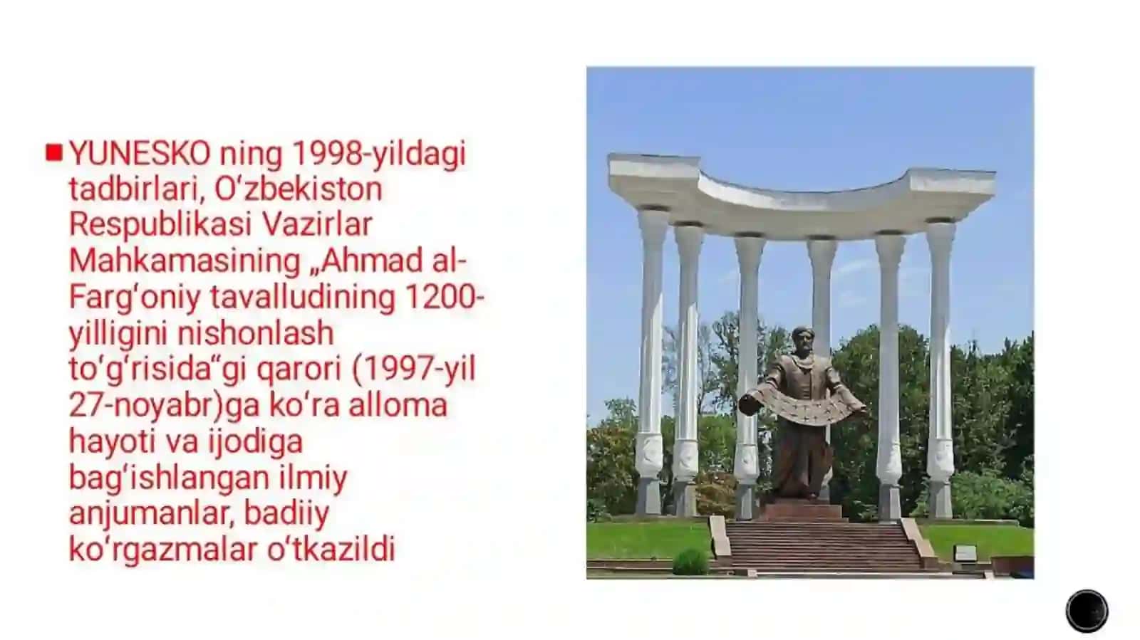 mustaqillik davrida o'rta osiyolik allomalarning yubileylari nishonlanishi 4
