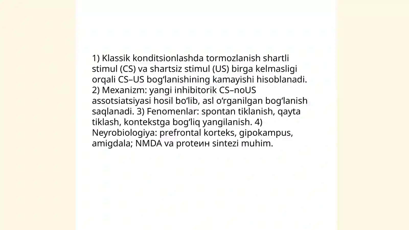 Shartli reflekslarning tormozlanishi 4