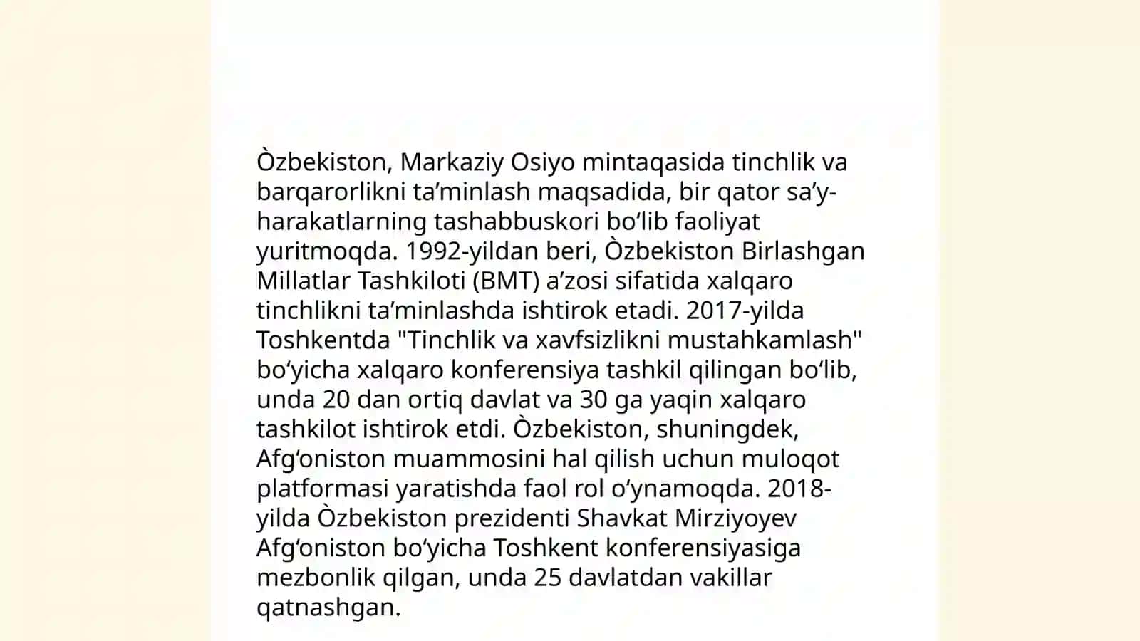 Markaziy Osiyo xavfsizlik masalalari 4