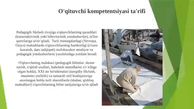 Pedagogik fikrlar taraqqiyotida o'qituvchi mahorati masalalari 4