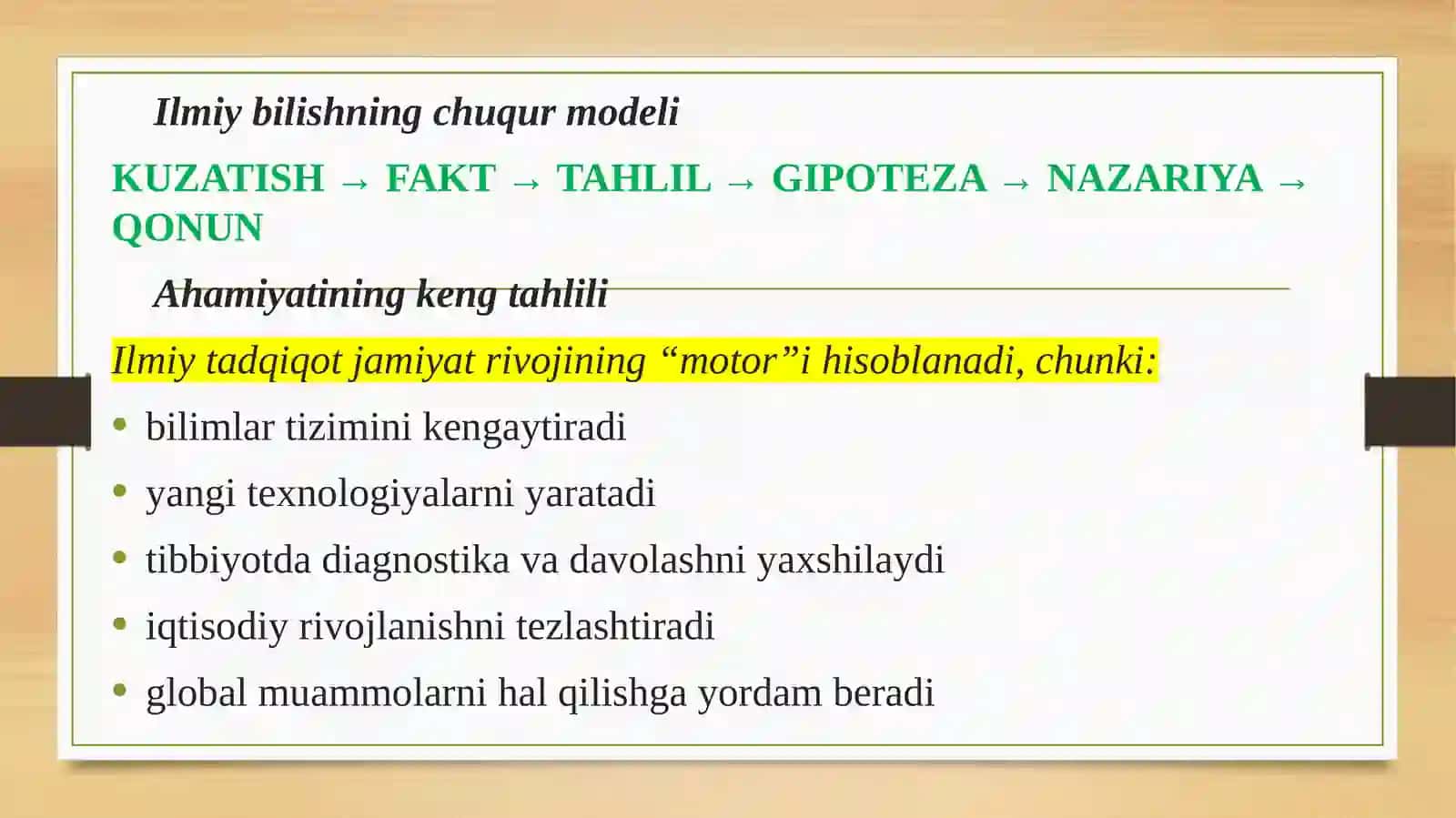 Ilmiy tadqiqotchilik ishining rejalashtirilishi 4