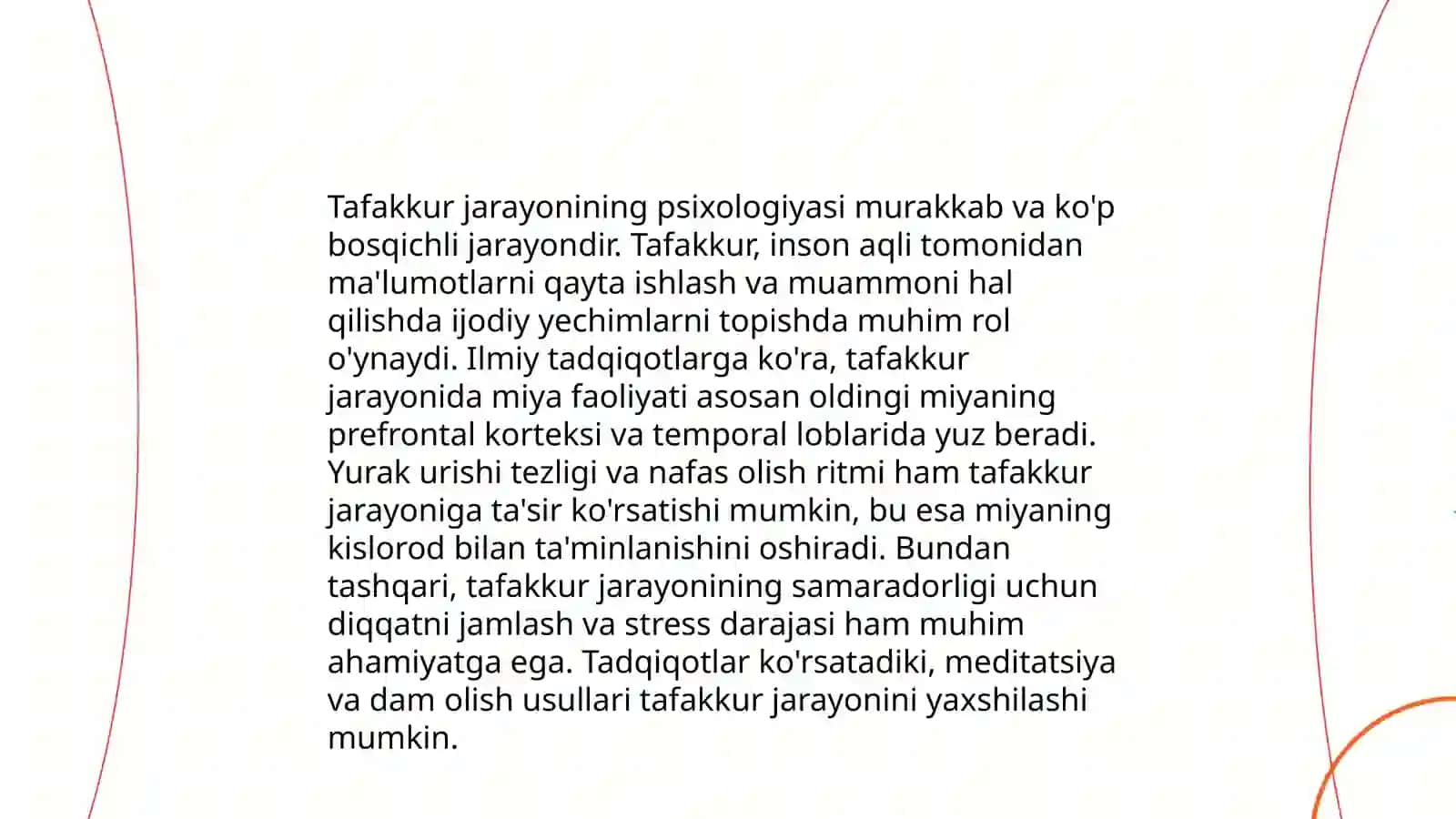 Tafakkur borasidagi psixologik nazariyalar 4