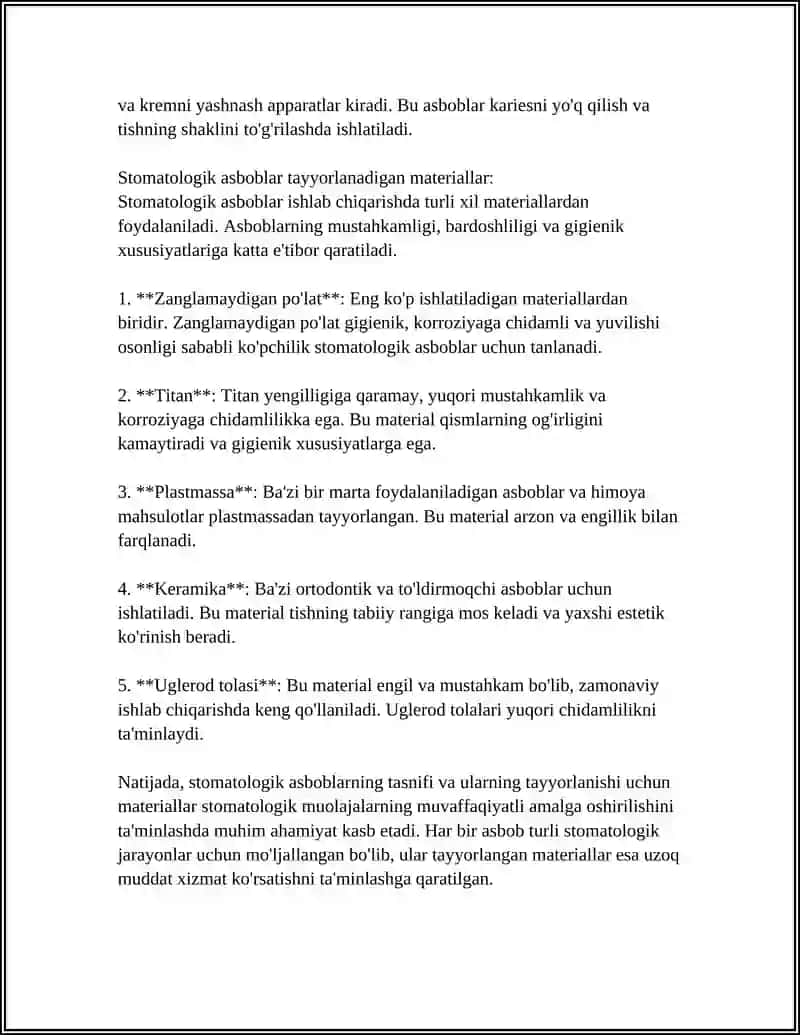 STOMATOLOGIK ASBOBLAR 4