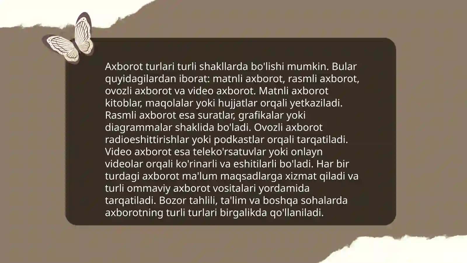 Axborot nima va uning manbalari 4