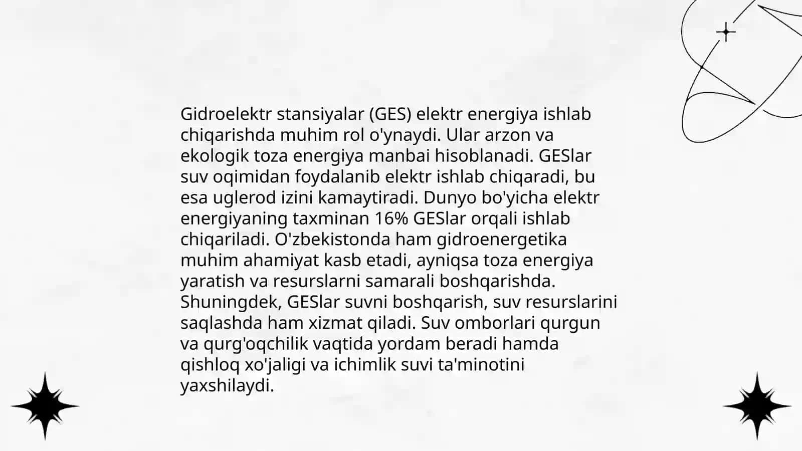 Elektir enegiya ishlab chqarish taqsimlashva istimol qilish jarayonlari 4