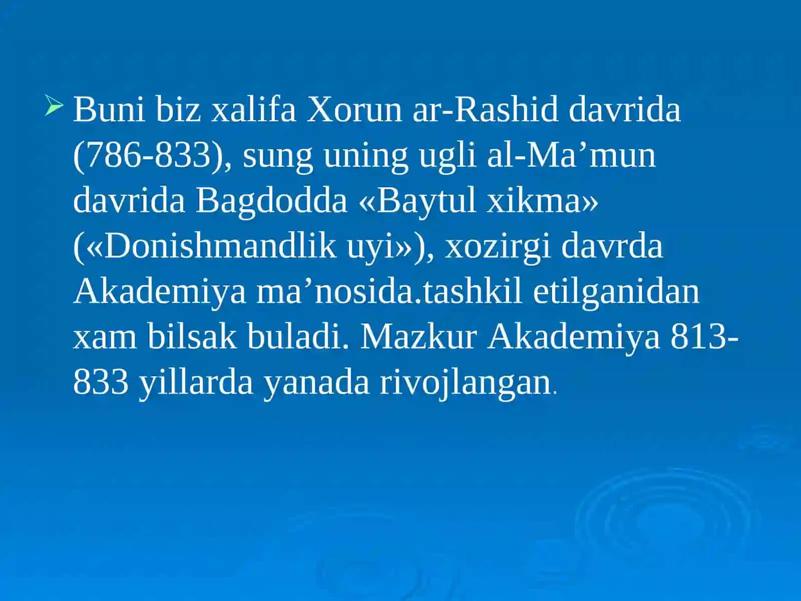 Sharq Uyg'onish davrida ta'lim-tarbiya fikrlari (IX-XII asrlar) 4