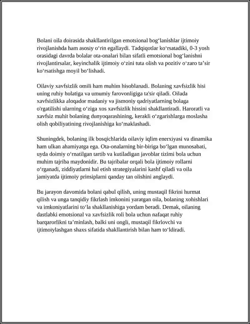 OILA VA MAKTABNING BOLA RIVOJLANISHIDAGI ROLI 4