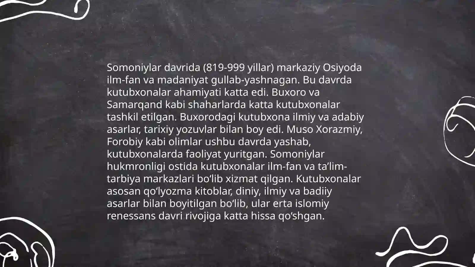 Orta Isiyoning qadimgi kutibxonalari 4
