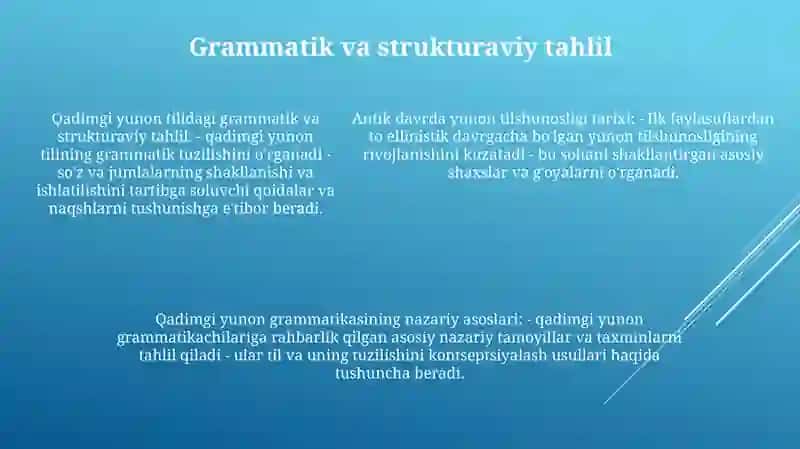 Antik Davrda Yunon Tilshunosligi 4