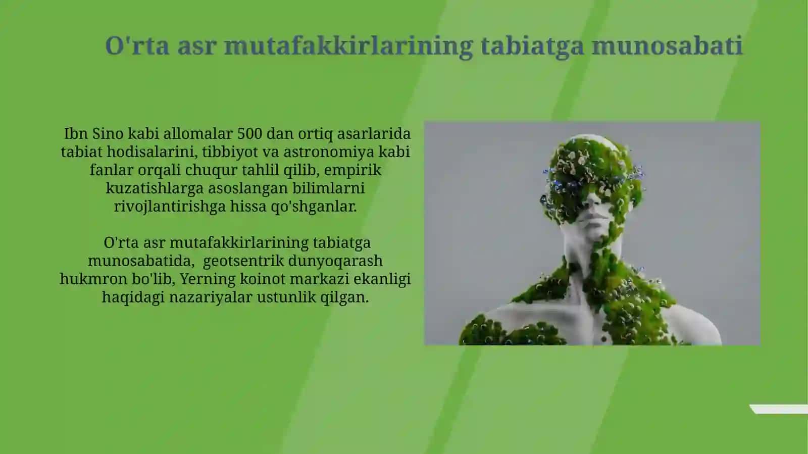 Tabiat bilan tanishishda mutafakkirlar merosidan foydalanish 4