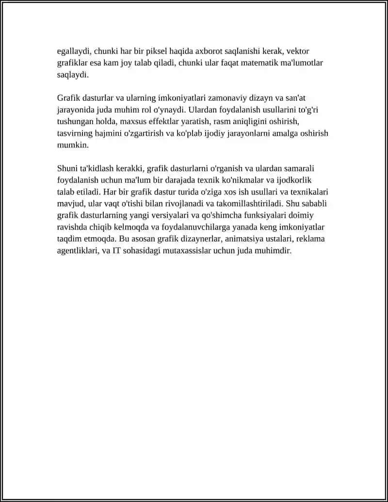 GRAFIK DASTURLAR VA ULARNING IMKONIYATLARI 4