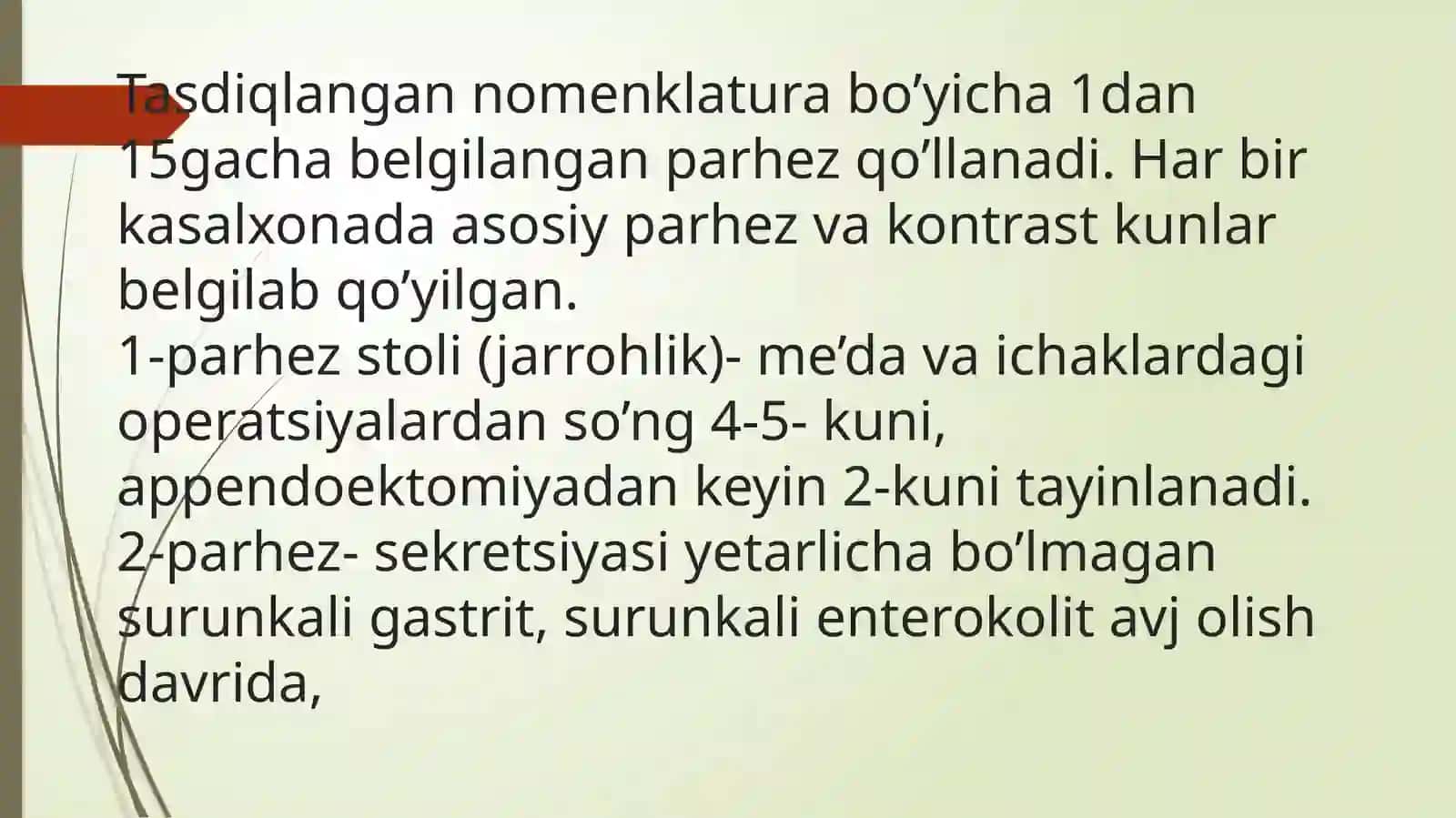 Parhezstollariningtasnifi.Vitaminlarningovqatlanishdagiahamiyati 4
