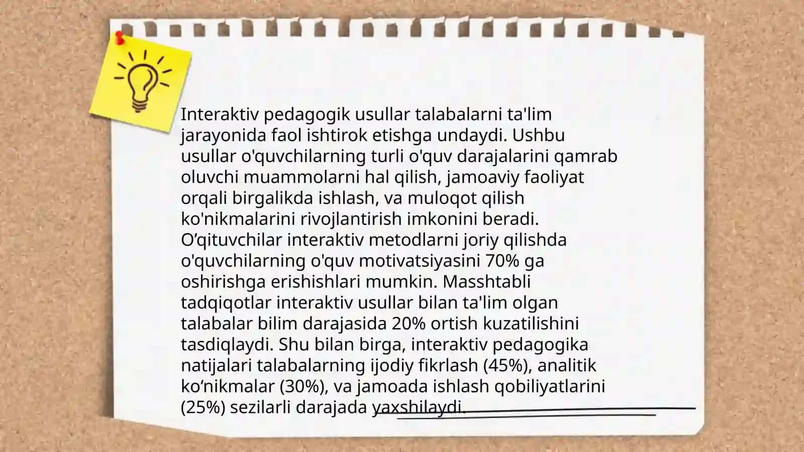 Umumiy o'rta ta'lim maktablarida o'qitish jaroyonlarini tashkil etishga doir zamonaviy yondashuvlar 4