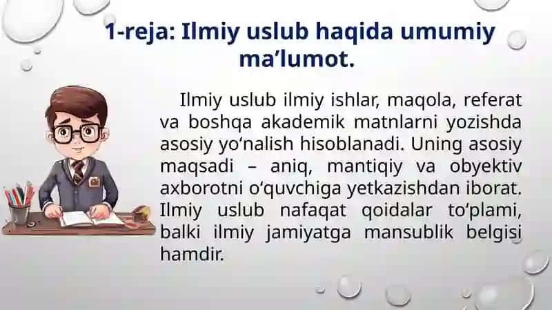 Ilmiy uslub va til xususiyatlari 4