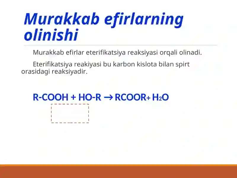 Murakkab efirlar 4