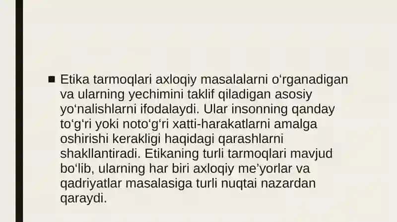 Psixologik etikalar tarmoqlari 4