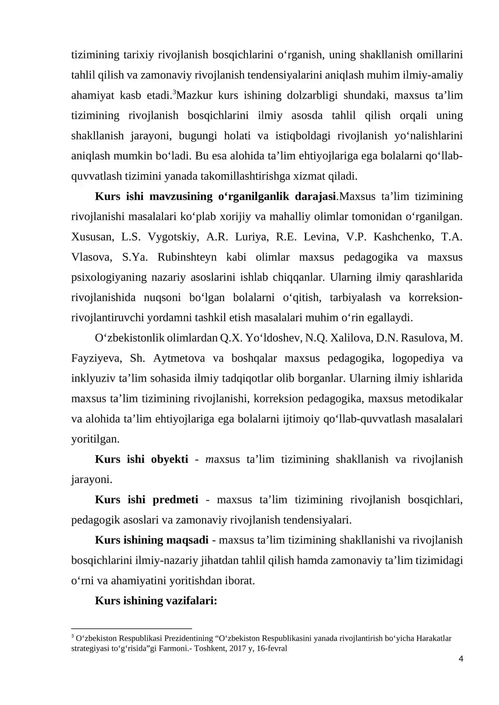 Maxsus ta'limni tizimining shakllanishi va tarixiy rivojlanishi 4