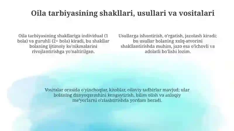 Oilatarbiyasishakl,metodvavositalari 4