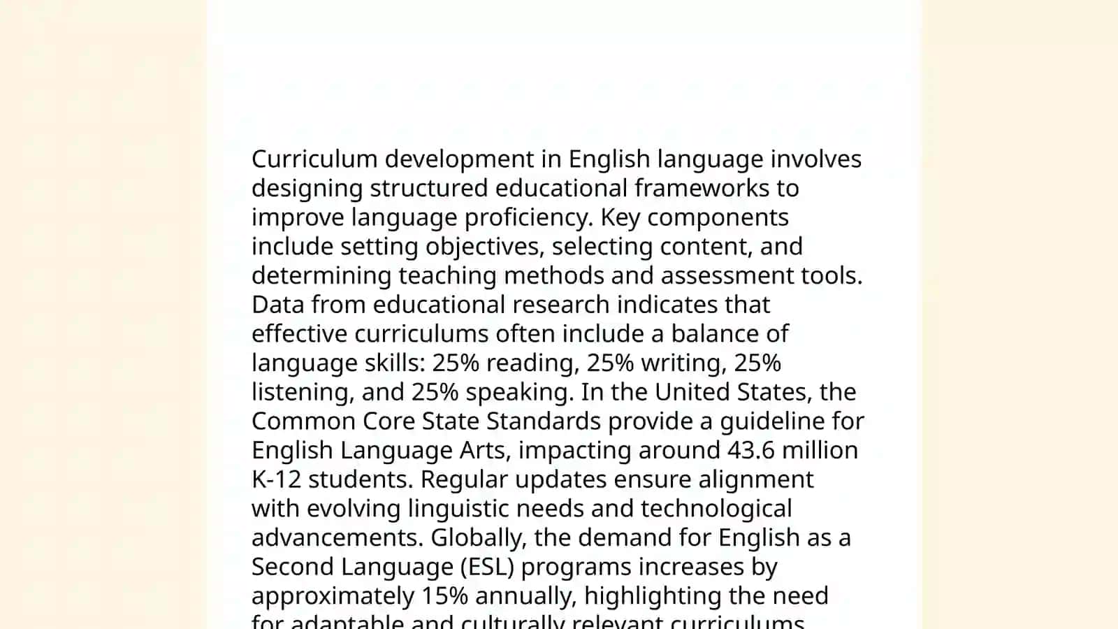 Early Childhood Education 4