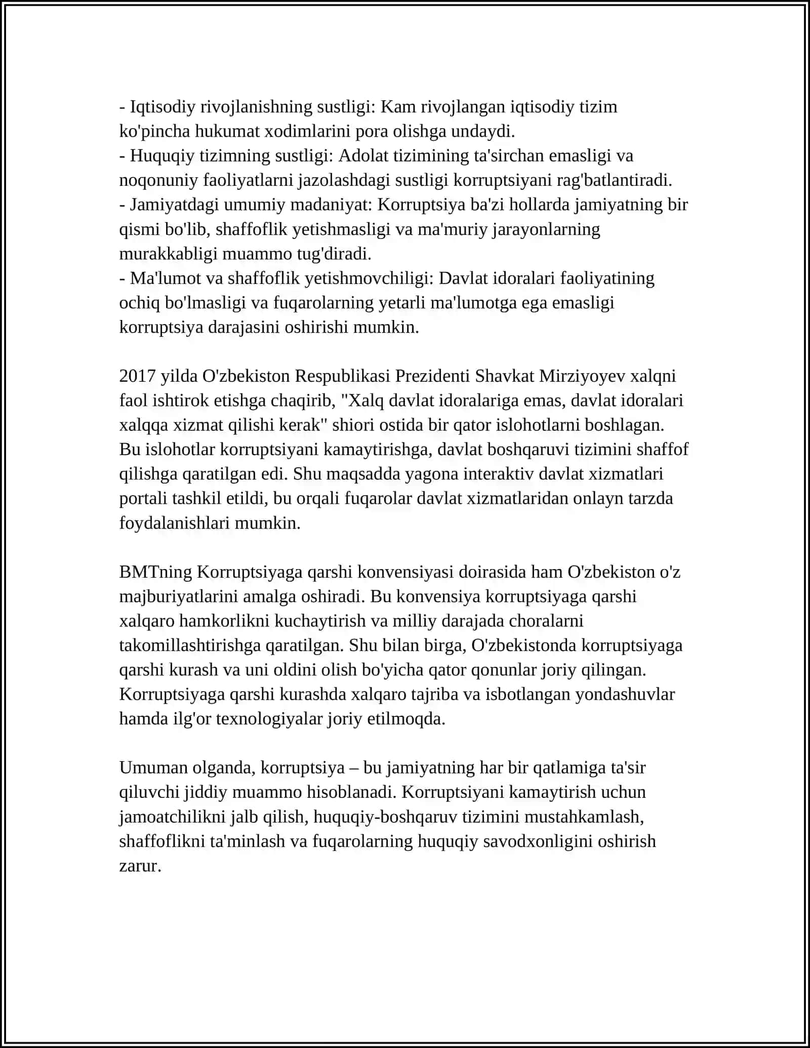 KORRUPSIYANING MOHIYATI VA UNING OQIBATLARI 4