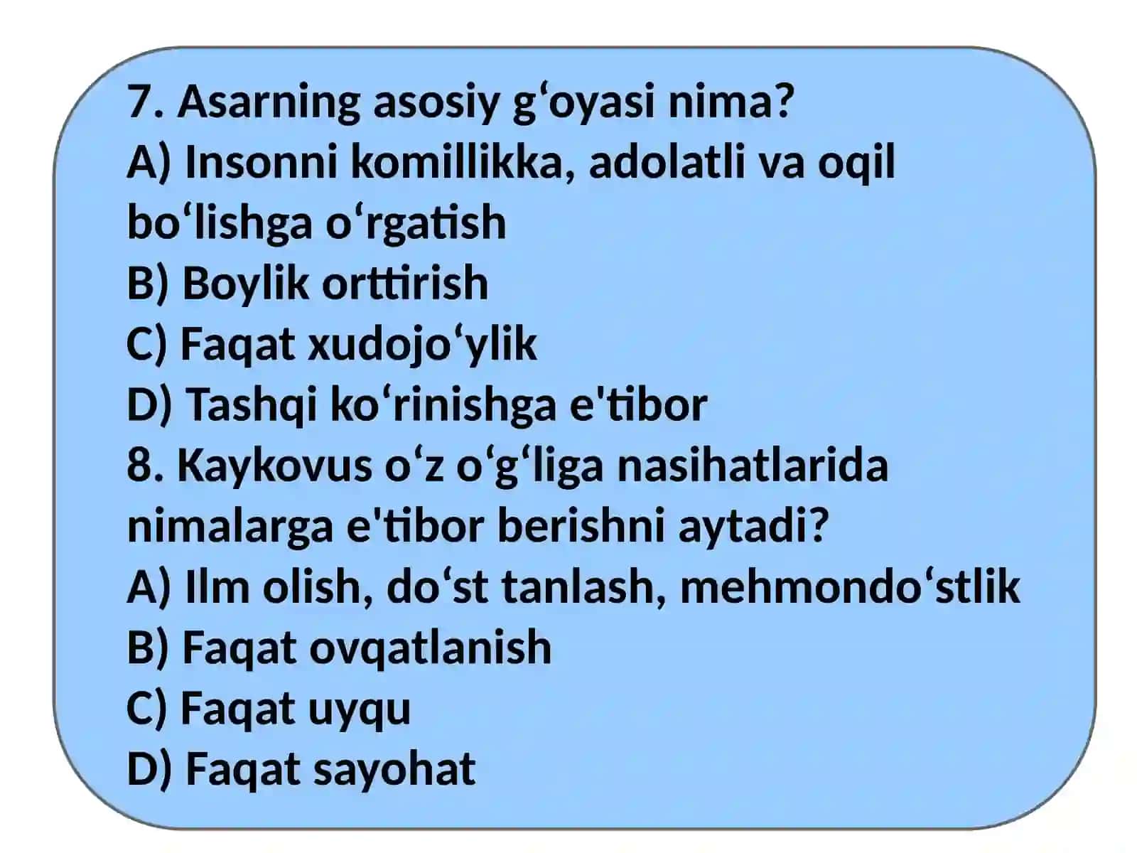 Qobusnoma asari 4