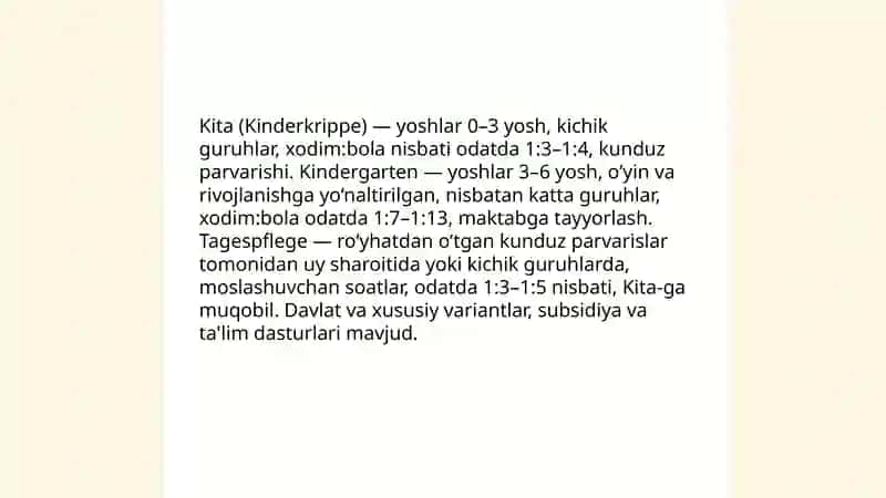 Germaniya maktabgacha talim 4