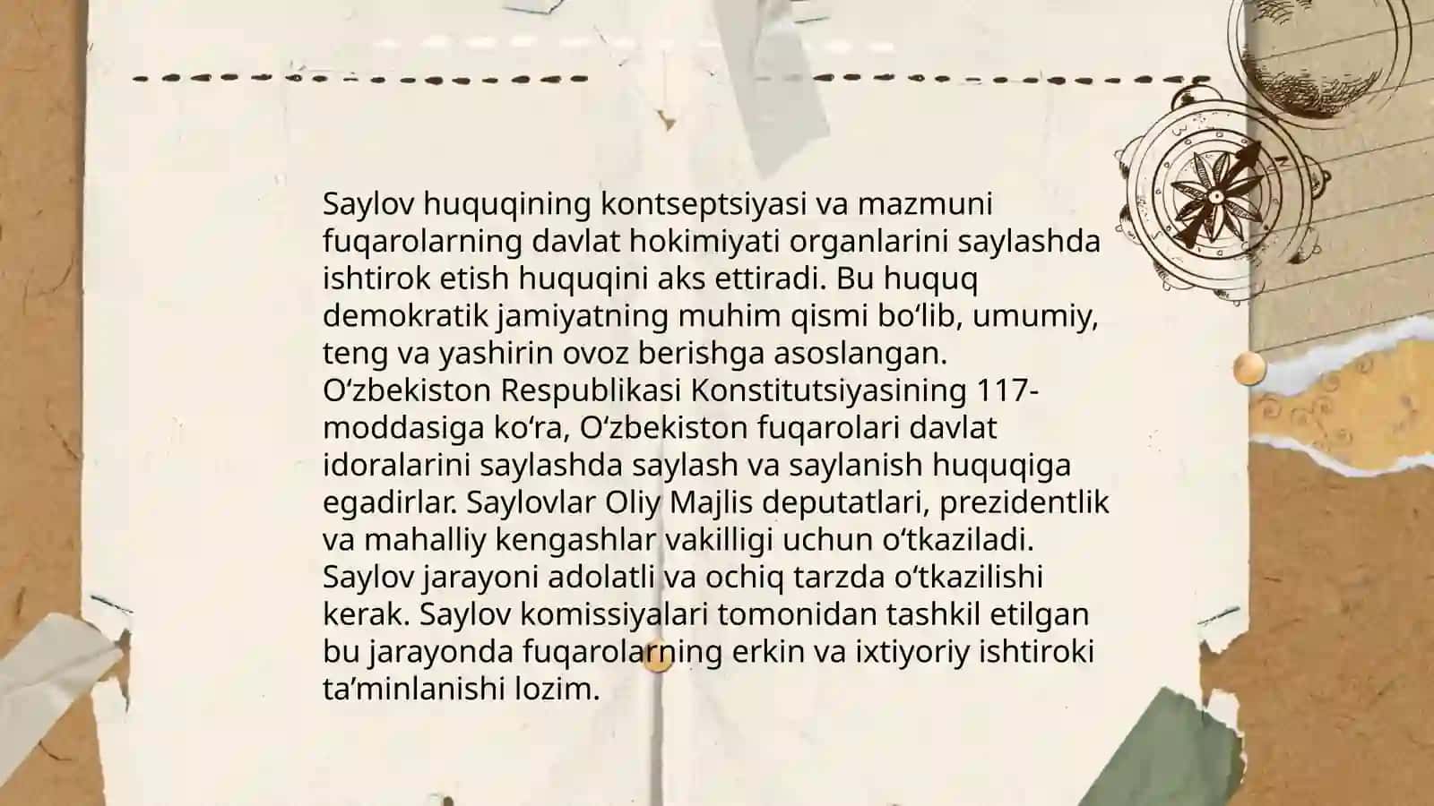 Saylov huquqi - fuqarolarning siyosiy huquqi sifatida 4