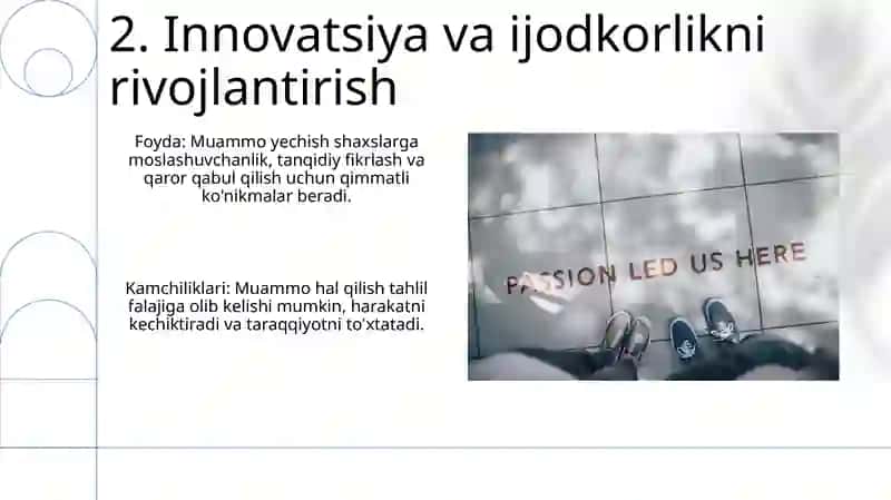 Umumiy usulda masalalar yechishning yutug va qiyinchiliklari 4