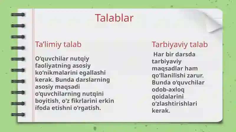 Boshlang‘ich sinf ona tili va o‘qish savodxonligi darslari 4