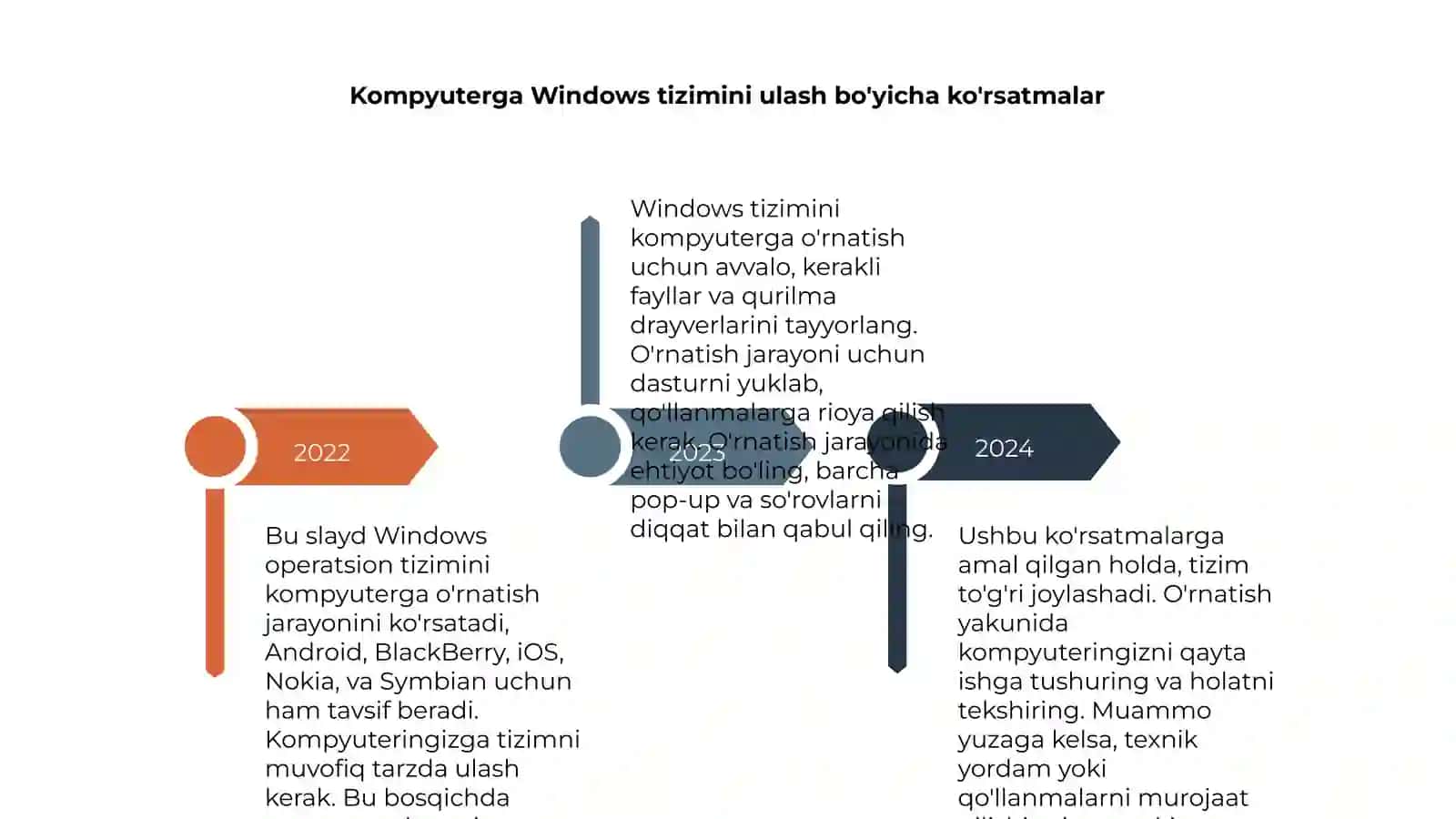 Windows operatsion tizimini kompyuterga o'rnatish 4