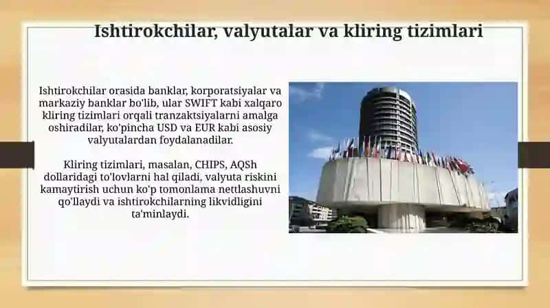 Xalqaro hisob-kitoblariga nisbatan xarakteristika 4