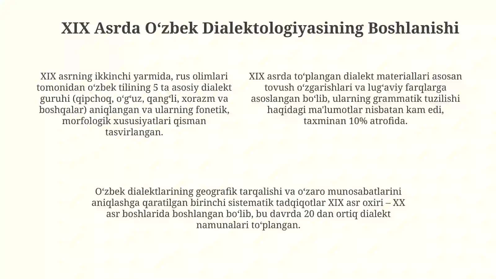 Oʻzbek Dialetlogiyasi 4