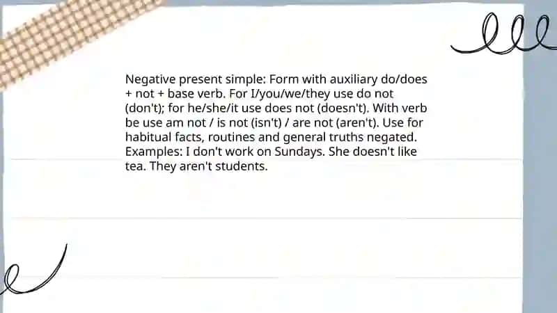 Present simple and present continious 4