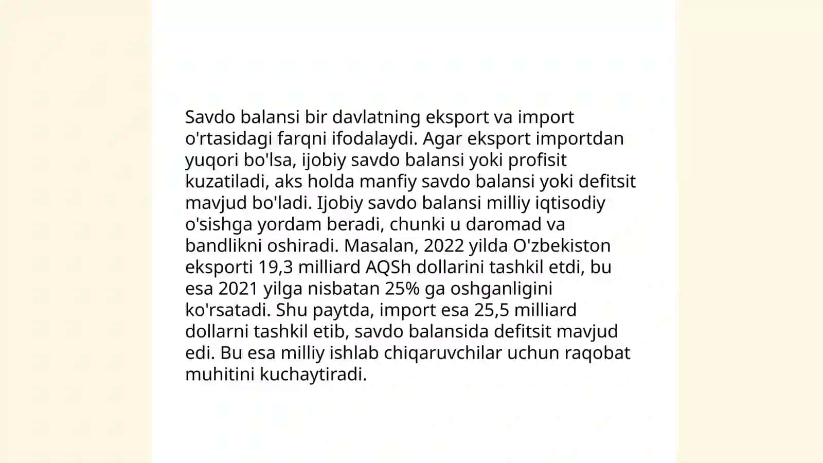 To'lov balansining asosiy tarkibiy qismlari 4