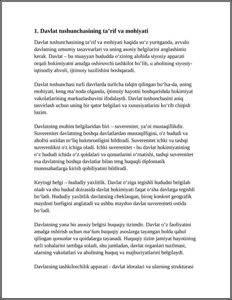 DAVLAT TUSHUNCHASI BELGILARI MOHIYATI VA TIPLARI 4