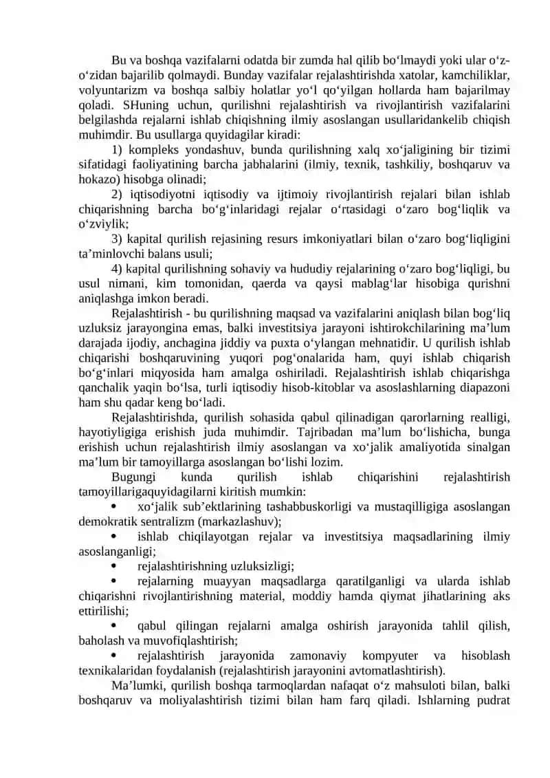 Kapital qurilish iqtisodiyoti fanidan 4