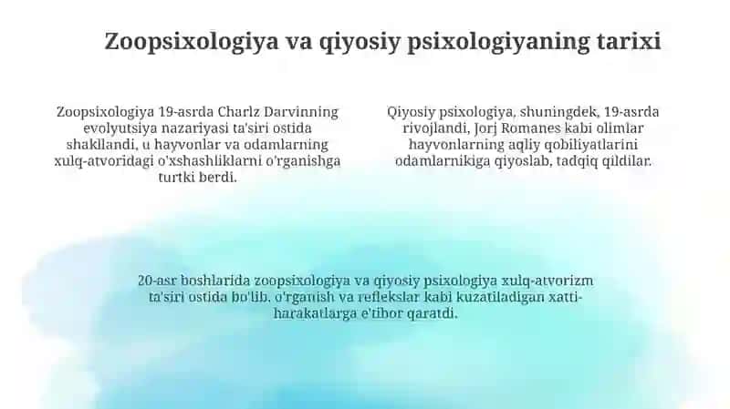 Zoopsixologiya va qiyosiy psixologiyaga kirish 4