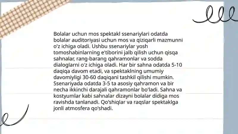 Maktabgacha ta'limda sahnalashtirish faoliyatini tashkil qilish 4