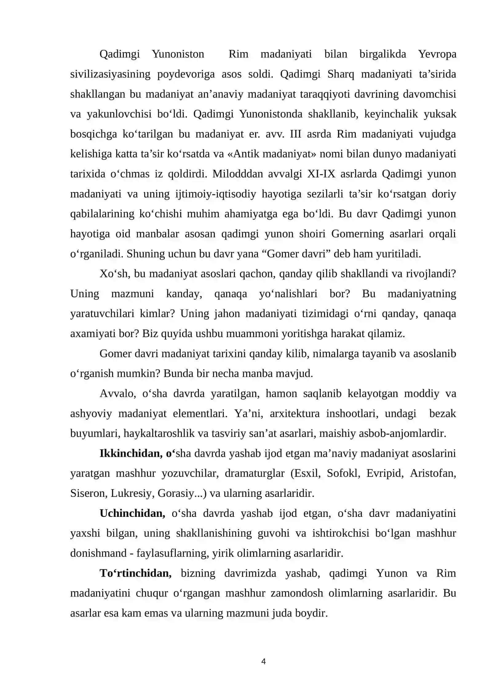 Qadimgi Yunoniston tarixi 4